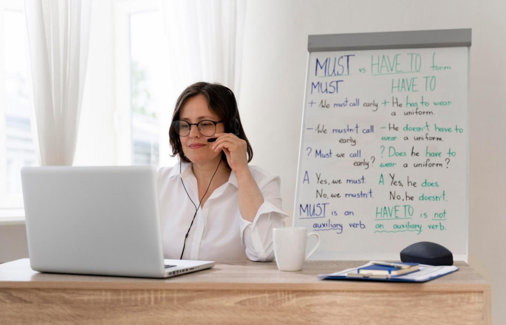 Professional business finance consultation workspace